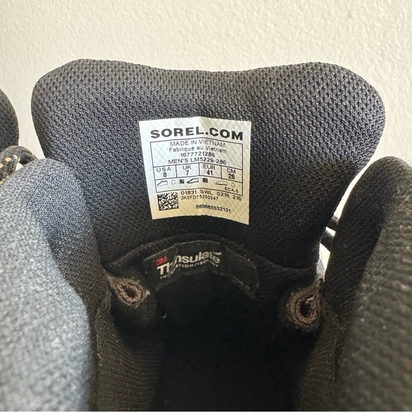 Sorel Men's Paxson Outdry Waterproof Boot size 8 - Picture 9 of 11